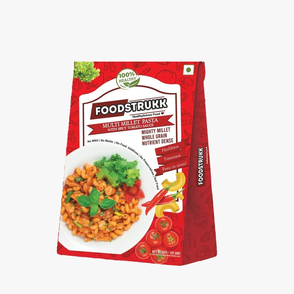Foodstrukk Multi Millet Pasta, Packaging Type: Packet, Packaging Size: 125gm