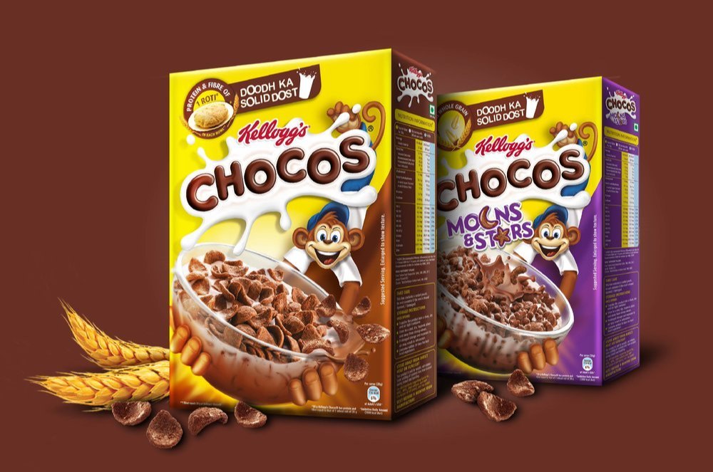 Chocolate Wheat Kelloggs Chocos, Flakes
