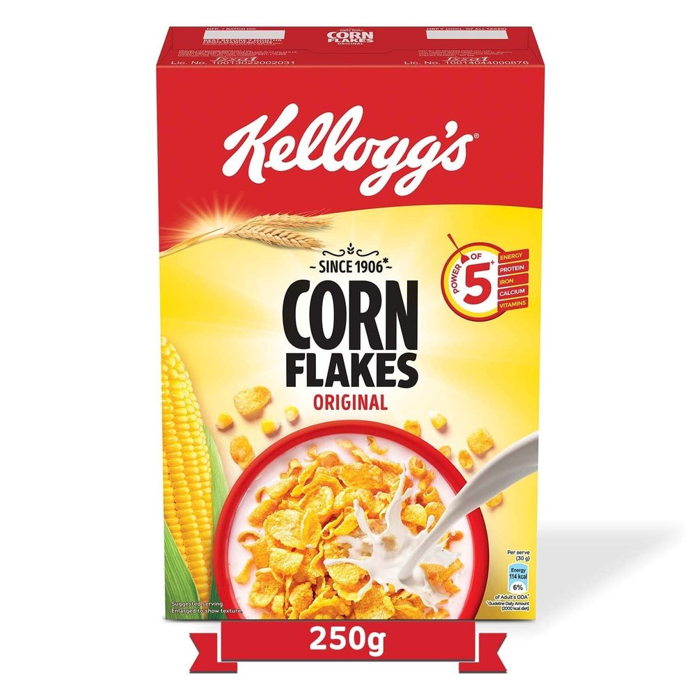 Kellogg\'s Corn Flakes, Packaging Type: Packet
