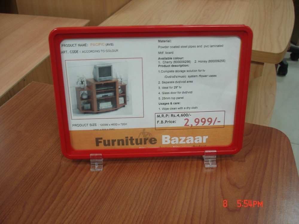 Plastic Table Stand, Size: 12 X 10 Inch