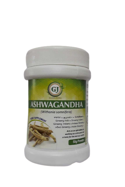 Aswagandha Powder, GJ Global, 50Gm
