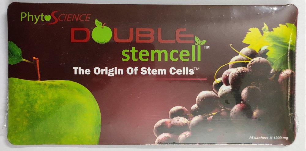 Double Stem Cell Powder, Packaging Size: 1200 mg X 14, Packaging Type: 14 Sachet In One Packet