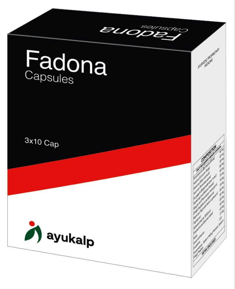 Fadona Ayurvedic Capsule, Prescription, Packaging Type: Strip