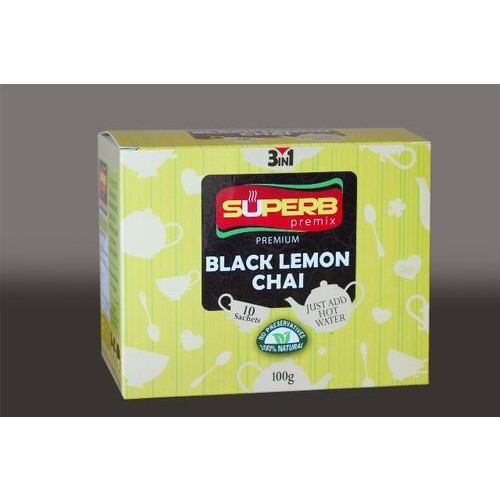 Superb Black Lemon Chai Premix, Pack Size: 10 Sachets