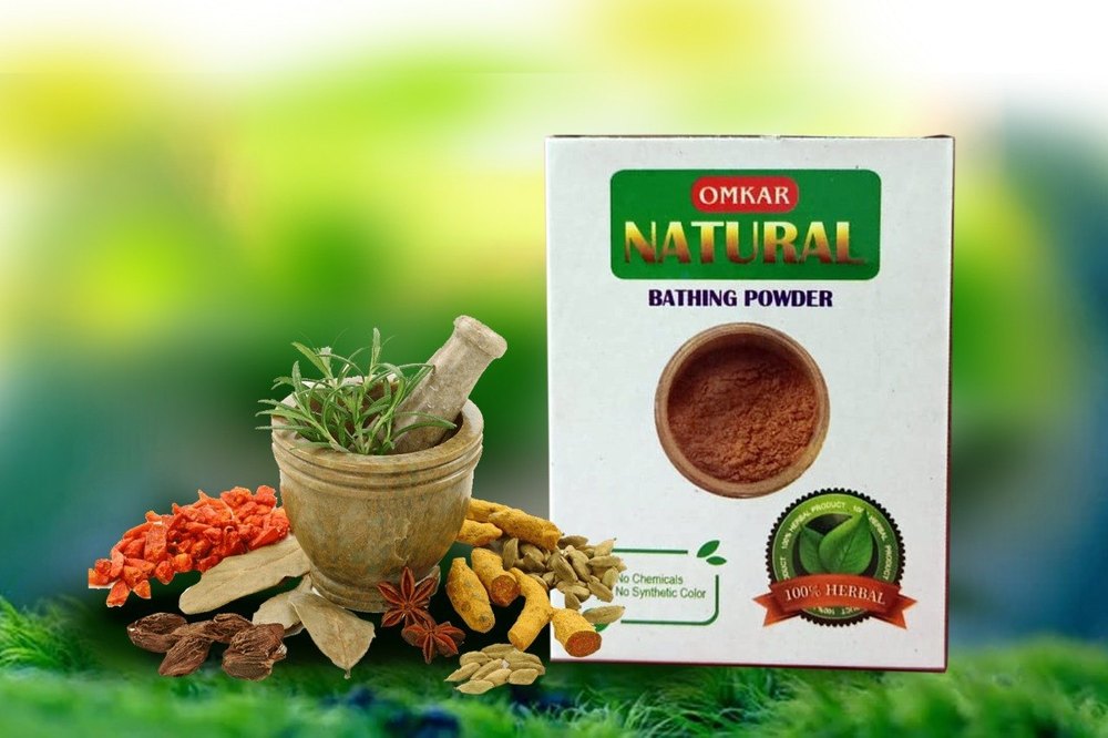 Omkar Natural Bathing Powder, 50 G, Prescription