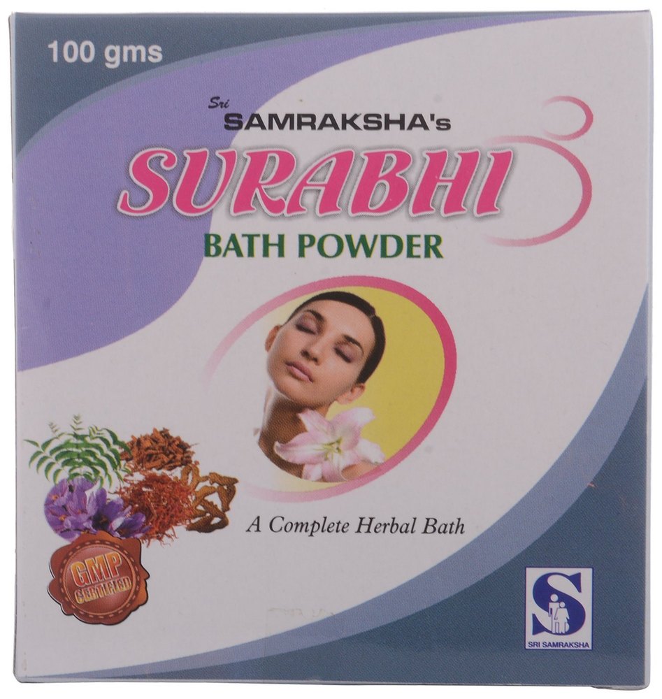 Samraksha Surabhi Herbal Bath Powder, 100 gm