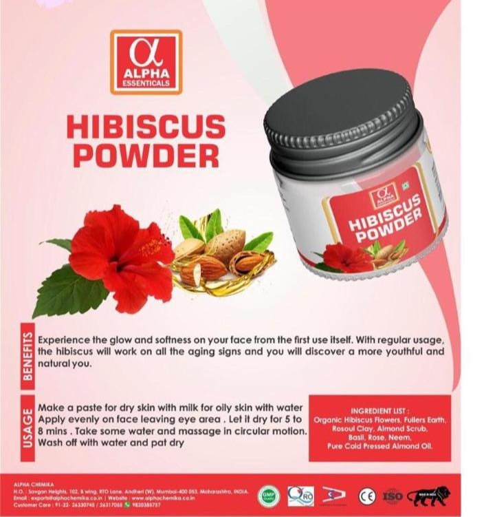 Hibiscus Powder, 50GM, Non prescription