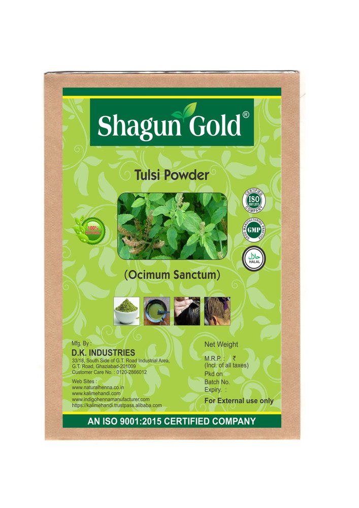 Shagun Gold Tulsi Powder ( Ocimum Sanctum ), Packaging Type: Pouches Bags