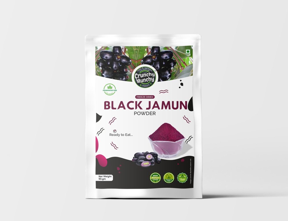 Freeze Dried Black Jamun Powder, Packaging Size: 20 gram