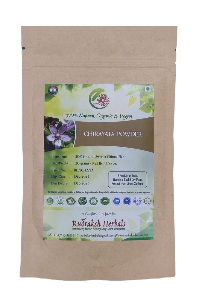 Chirayata Powder, Packaging Size: 100 gm