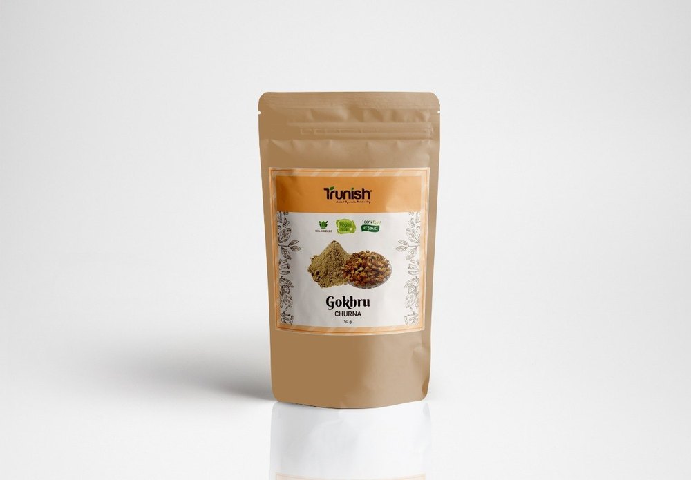 100% Ayurvedic Gokhru Powder, 50 Gm, Non Prescription