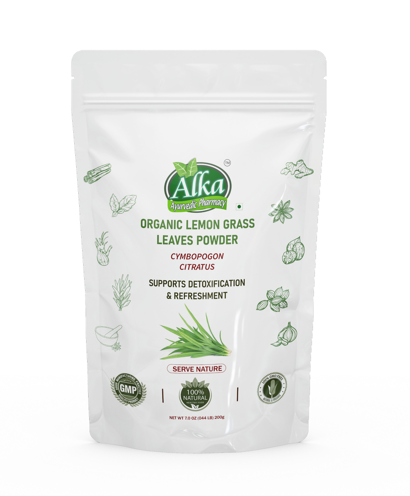 Pure Natural Organic Lemon Grass Leaves Powder (Cymbopogon), 100Gm