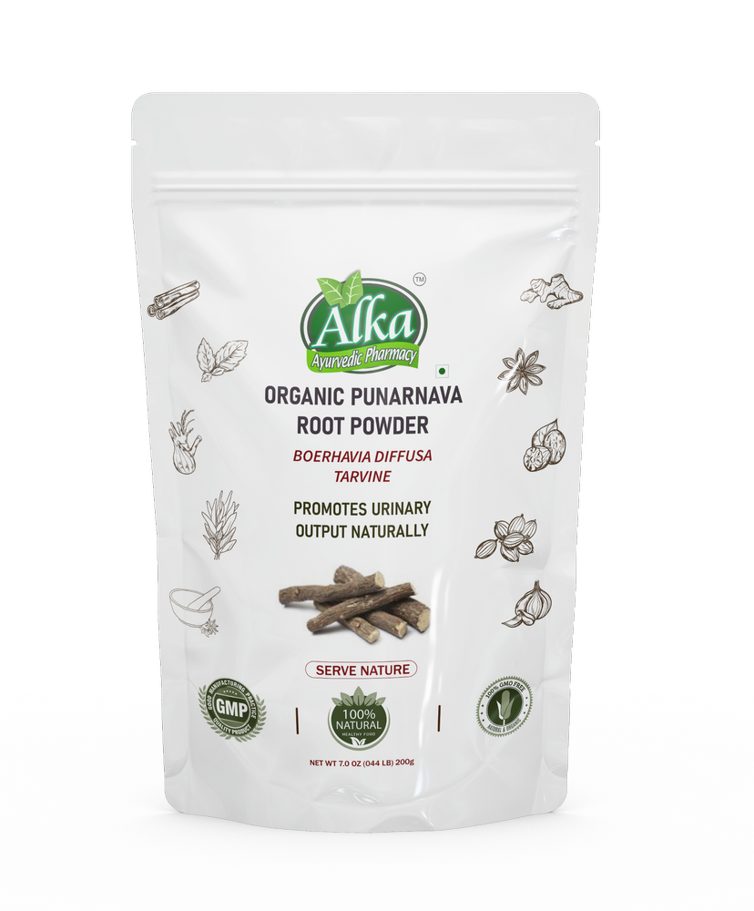 100% Pure & Organic Punarnava Root Powder, Packaging Size: 100 gm