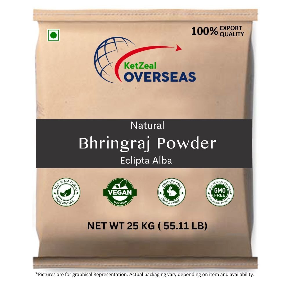 Bhringraj Powder Eclipta Alba, KetZeal Overseas, Packaging Size: 25 kg