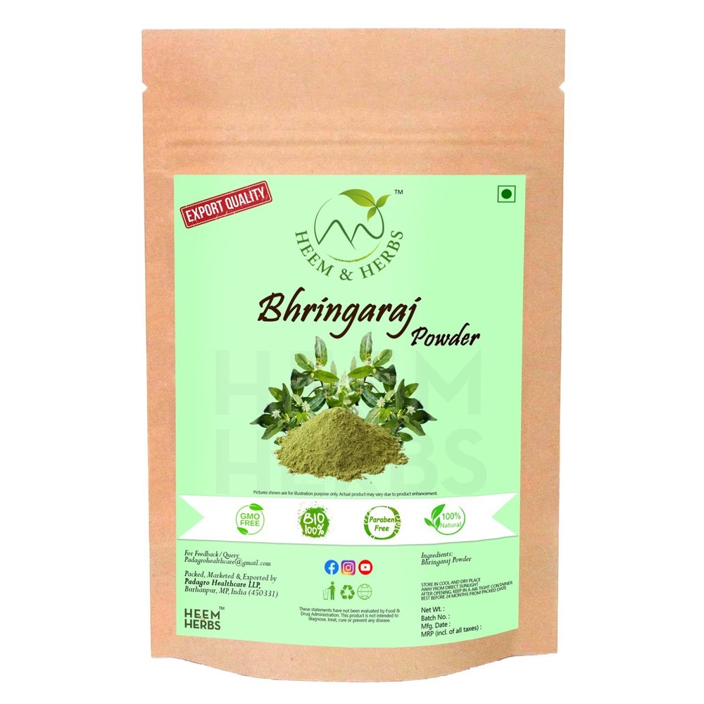 Herbal Bhringraj Powder, Packaging Size: 100gm
