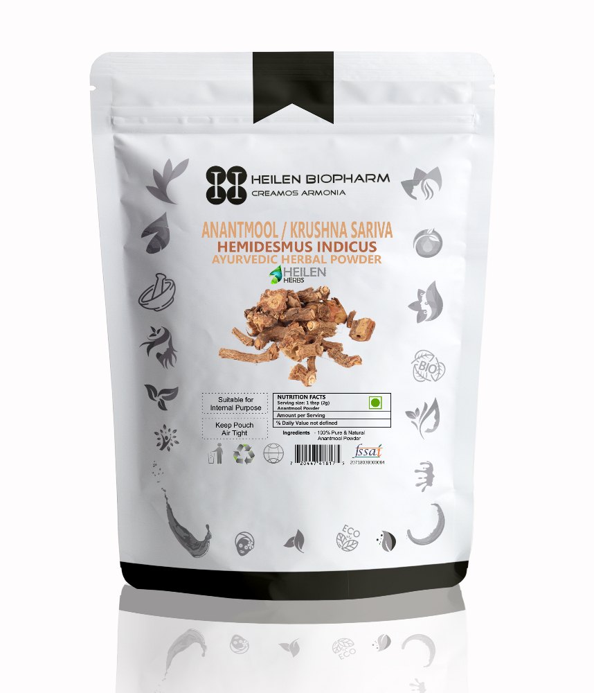 Heilen Biopharm Anantmool Herbal Powder, Grade Standard: Pharma, Packaging Size: 200 Gm