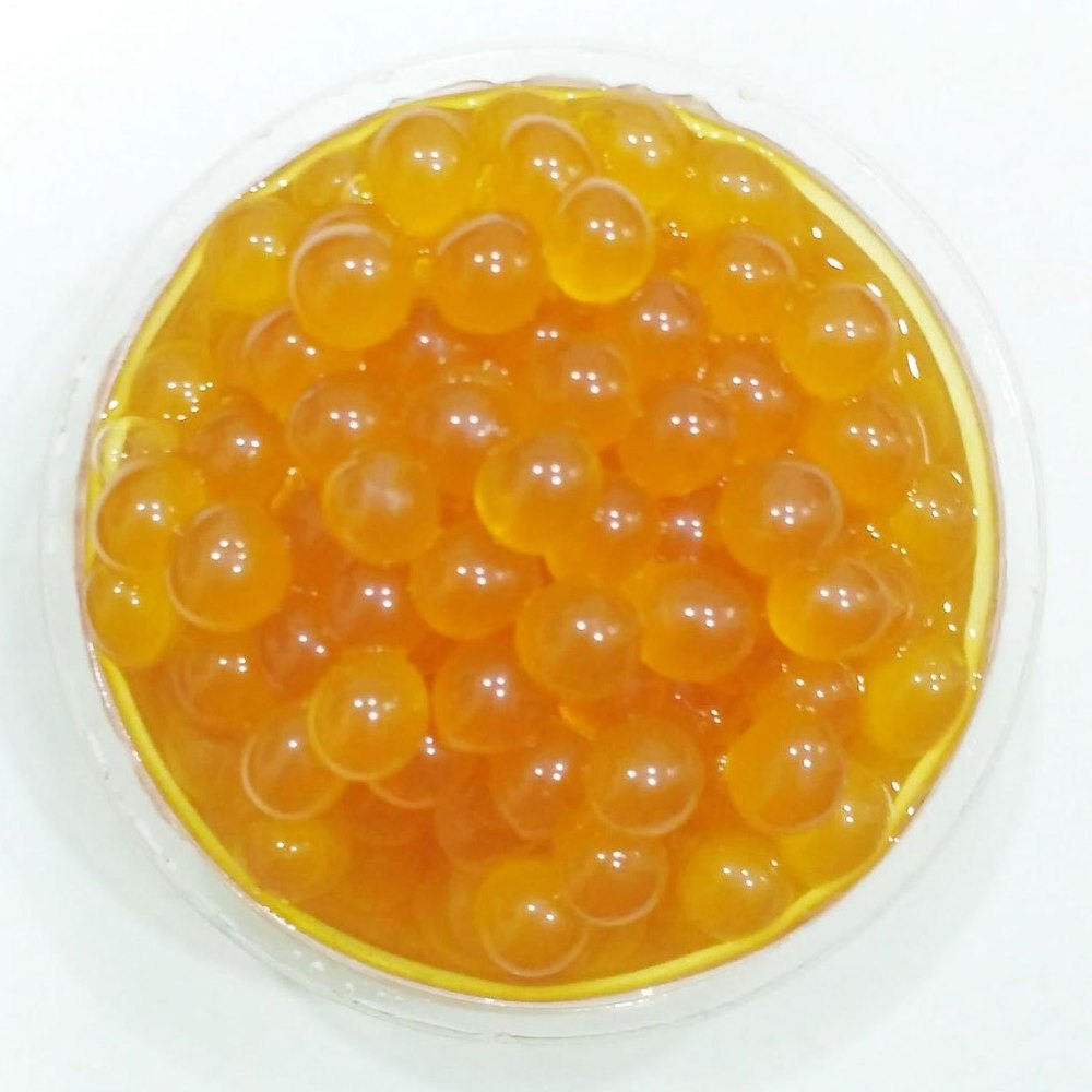 Round Passion Fruit Popping Boba, Pack Size: 3.2 kg