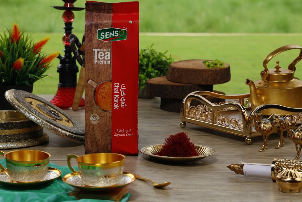 Senso Karak Tea Saffron, Powder, Packaging Size: 1 KG