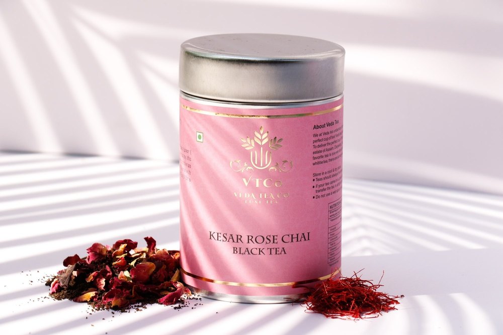 Rose, Kesar Kesar Rose Black Tea, Packaging Type: Jar, Packaging Size: 100 G