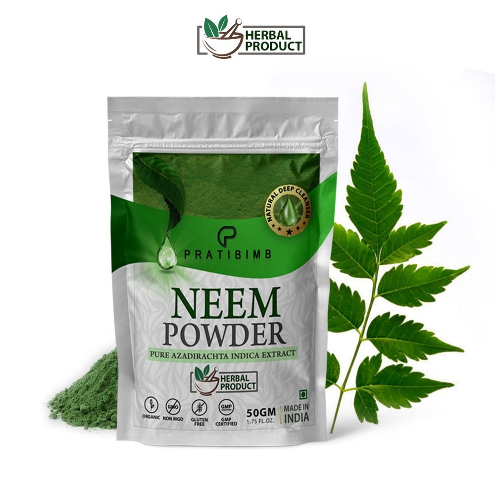 Pure Neem Powder, 50 gm