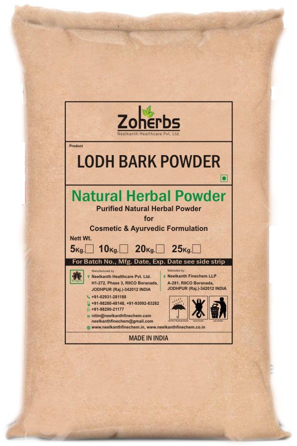 Neelkanth Health Care Zoherbs Lodh Bark Powder