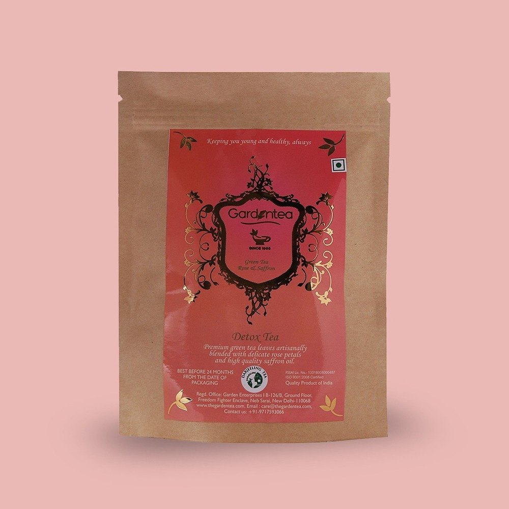 Rose Saffron Tea, Powder