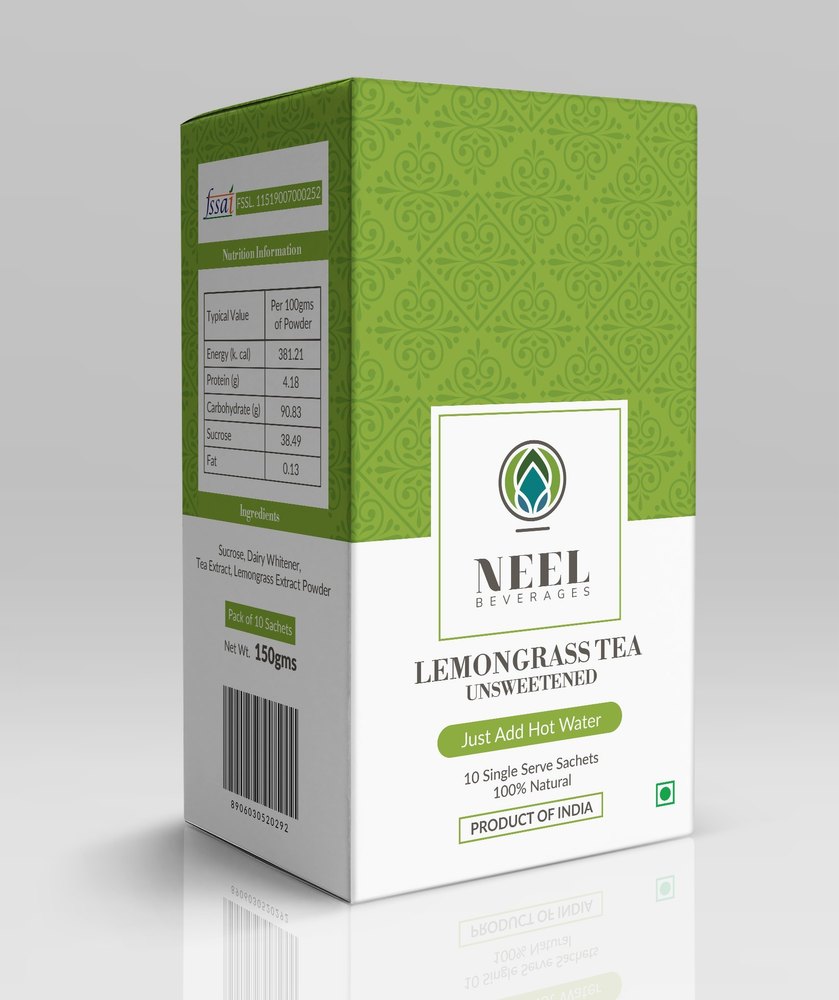 Neel sugar free lemongrass tea premix, Powder, Packaging Size: Sachets