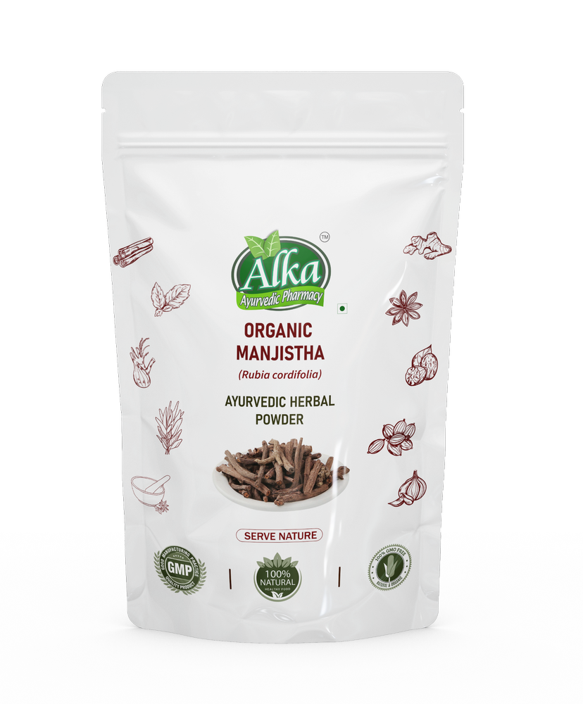 100% Pure & Organic Manjistha Powder- 100 gm, Packaging Size: 100gm to 5 kg