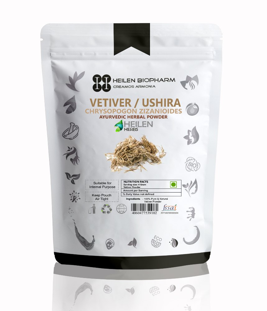 Heilen Biopharm Vetiver Herbal Powder, Packaging Type: Pouch, Packaging Size: 200 Gm
