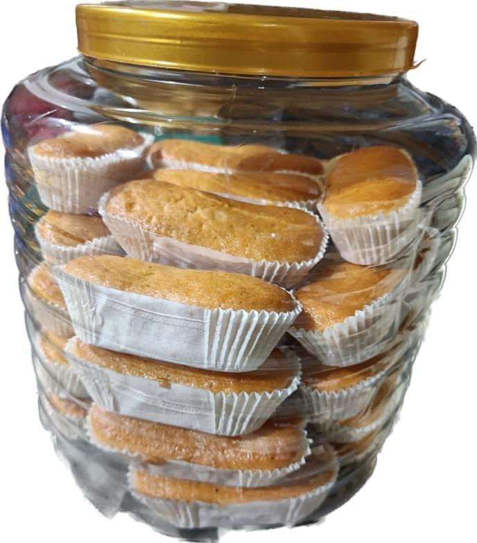 Vanilla Round Finger Cakes, Packaging Type: Carton Box, Packaging Size: Jar Packing