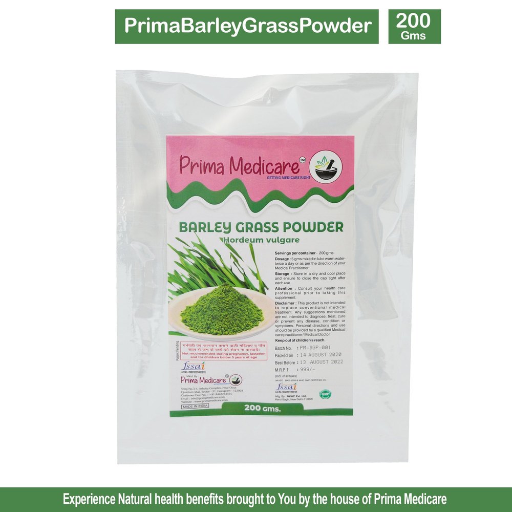 Barley Grass Consumable Powder 200 Gms