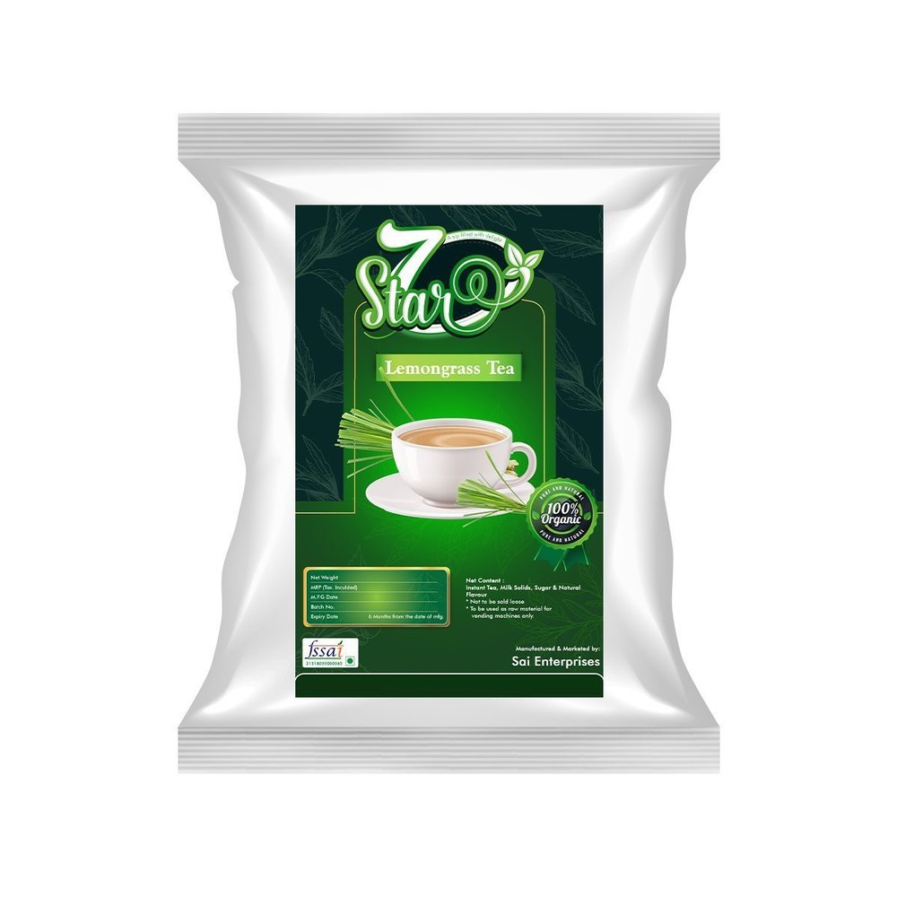 7 Star Lemongrass Premix Tea, Powder, Packaging Size: 1 KG