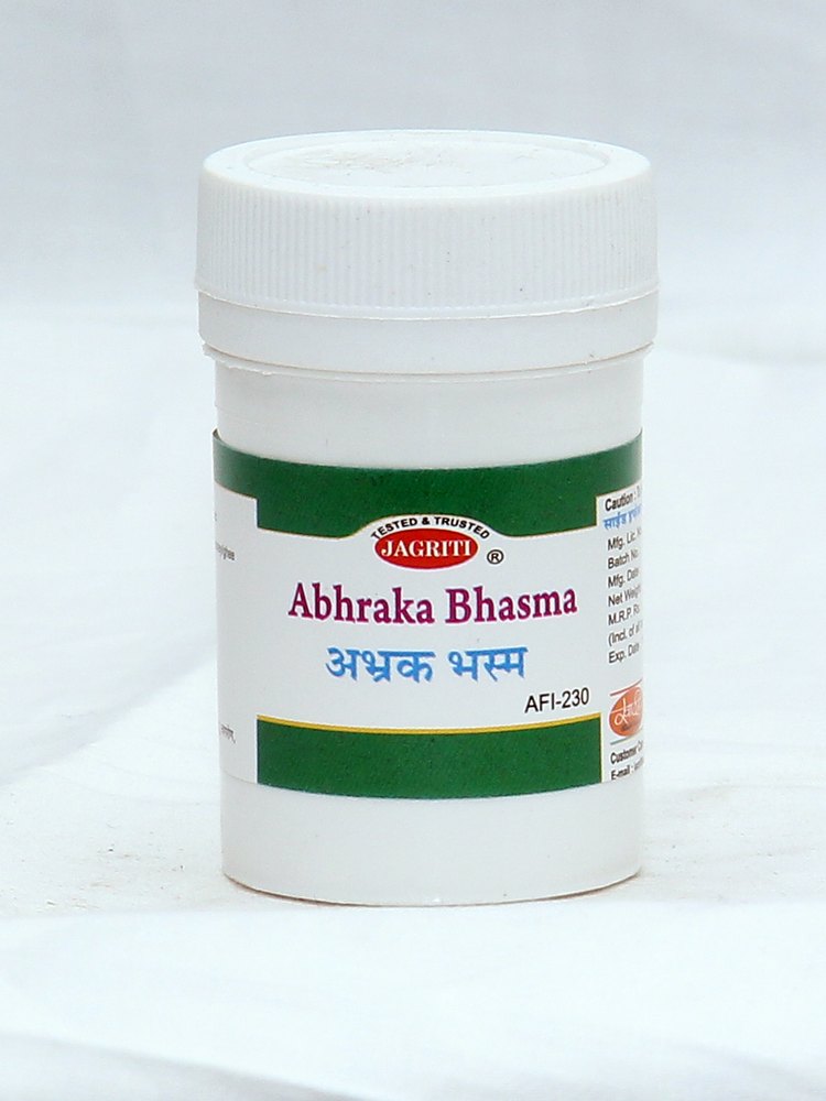jagriti Medicien Grade Abhrak Bhasma, Packaging Size: 25gm, Packaging Type: Hdpe