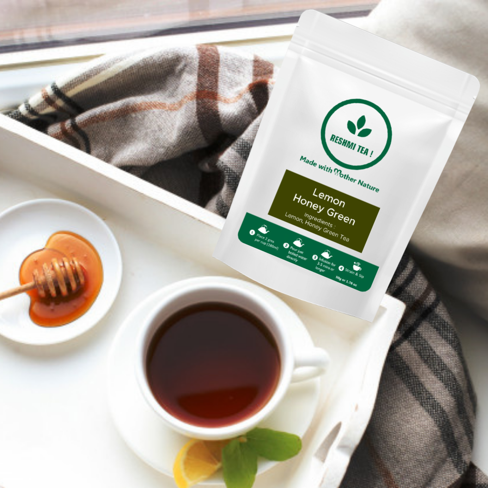Lemon Honey Green Tea, Leaves, Packaging Type: Packet