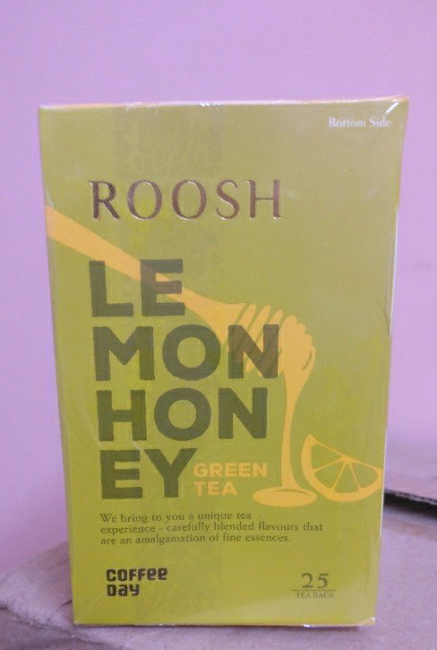 270 Day Roosh Honey Lemon Green Tea Bag, Packaging Size: 25 Dips, Leaves