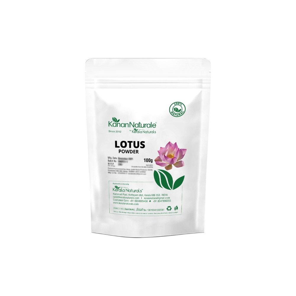 Kerala Naturals Lotus Powder, Sankhla Mehandi Udhyog, 100 Gm