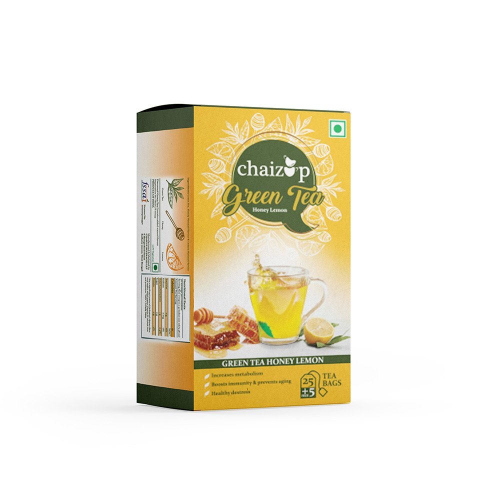 Chaizup Green Tea Lemon Honey tea Bags, Packaging Type: Packet, Packaging Size: 30