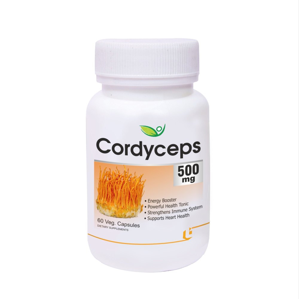 Boost Energy Cordyceps Veg Capsules, For Oral, Grade Standard: Food Grade