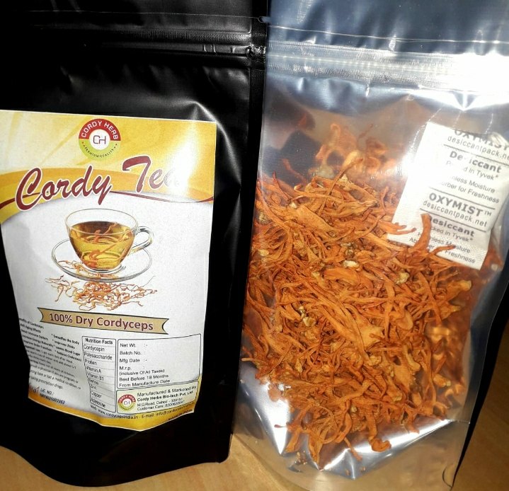 orange 100% Pure Cordyceps Militaris, Packaging Type: Bag