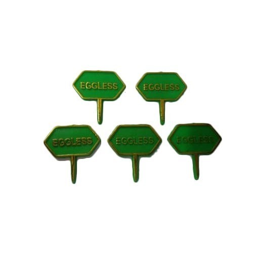 Green 5 Pieces Sign Cake Logo, Packaging Type: Packet