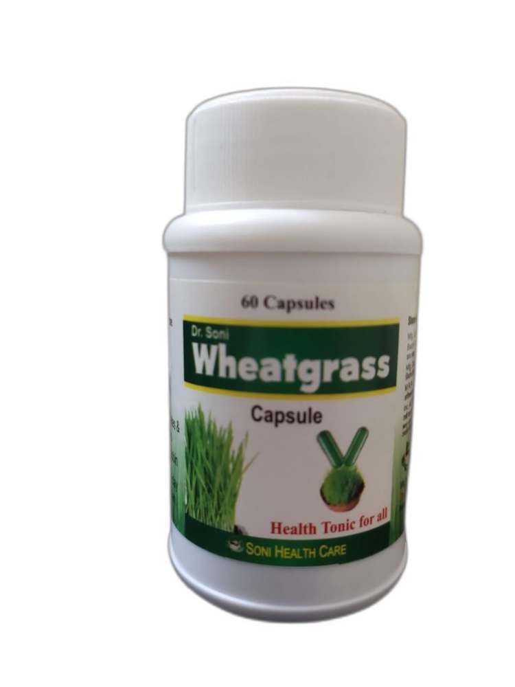 Wheatgrass capsule, 60 Capsules