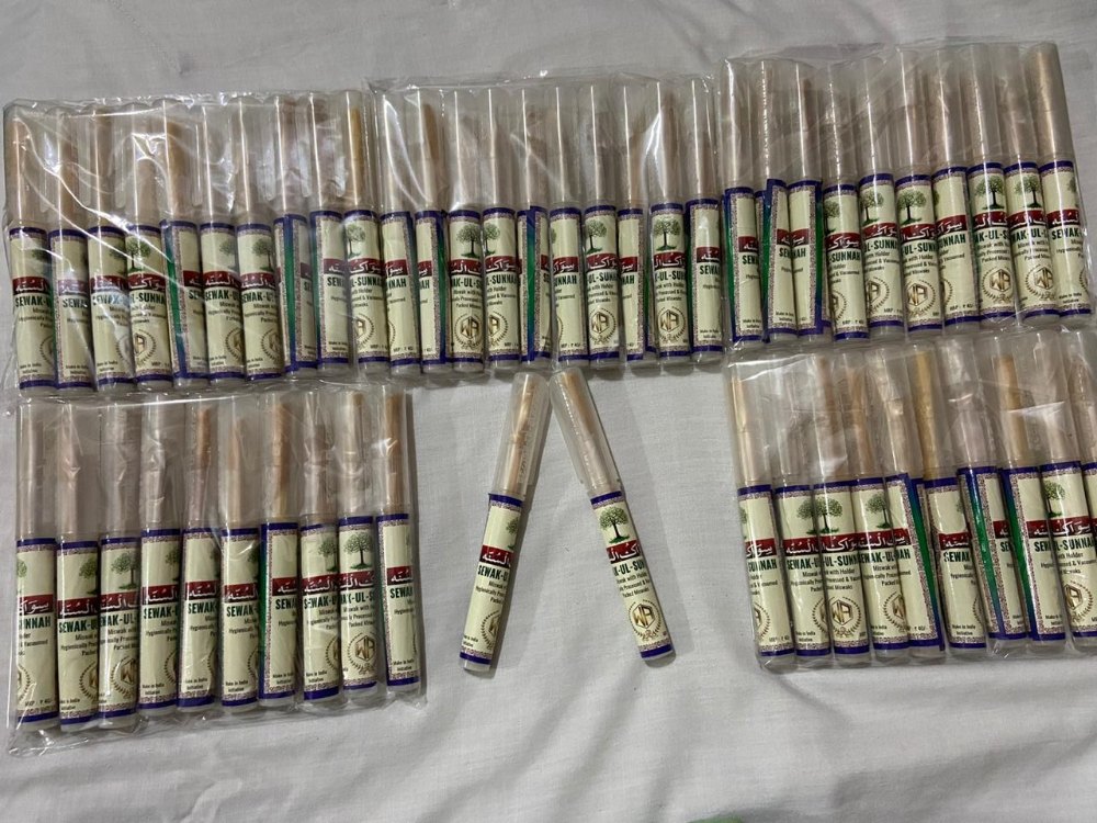 Wooden Miswak, Packaging Type: Air Vacuum