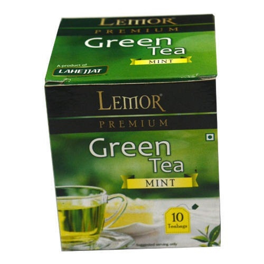 Lahejjat 16g Lemor Premium Mint Green Tea, Packaging Type: Box