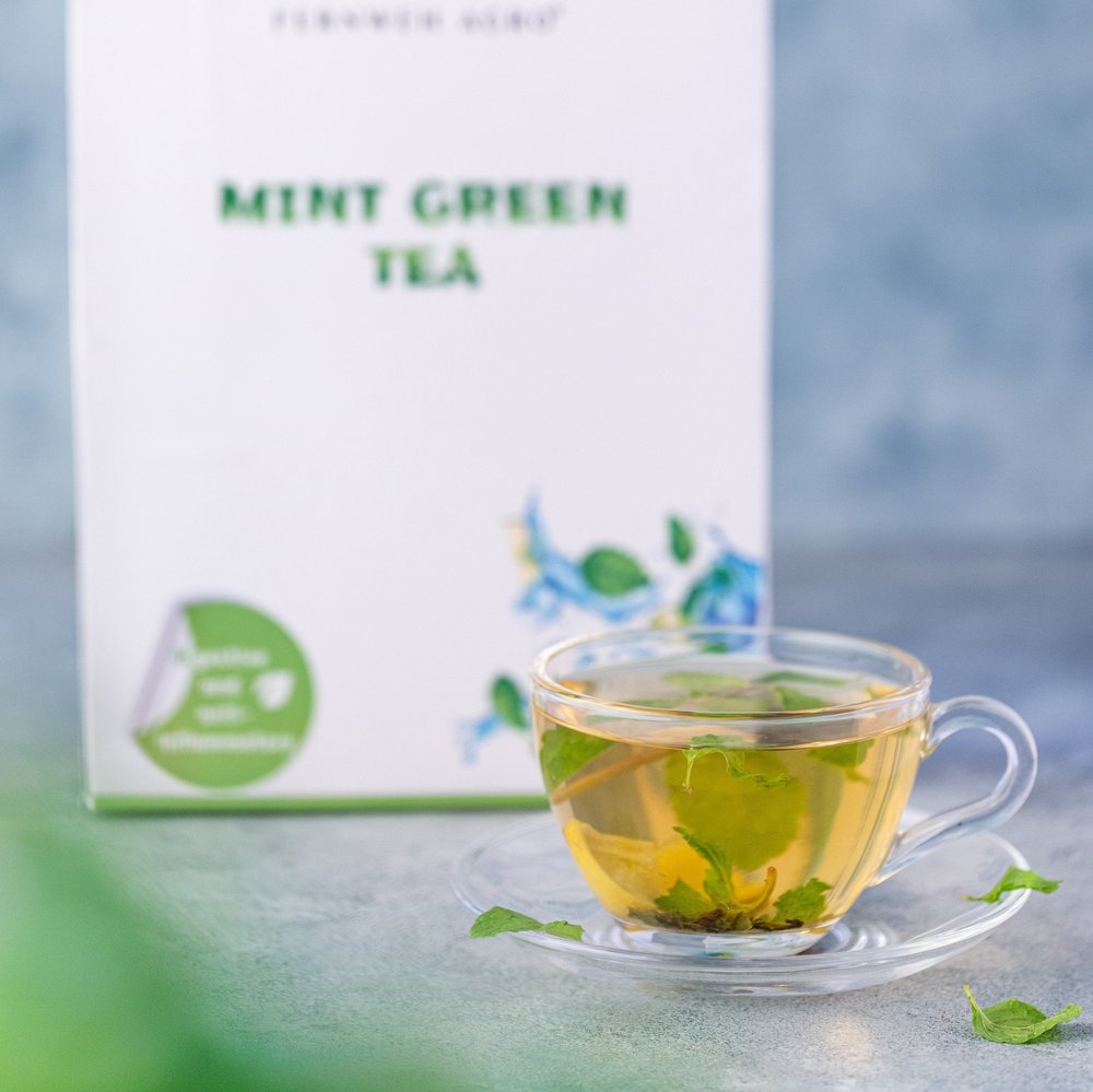 Fernweh Teas Mint Green Tea, Leaves, Packaging Size: 1 Kg