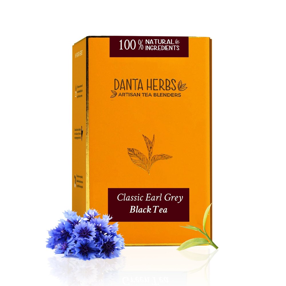 Danta Herbs Classic Earl Grey Black Tea For Retail / Distributor, Leaves, Packaging Size: 100 G