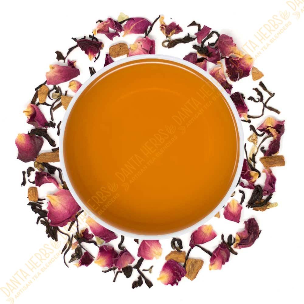 Danta Herbs Blended Rose Cinnamon Black Tea, 1Kg, Grade: Loose Leaf