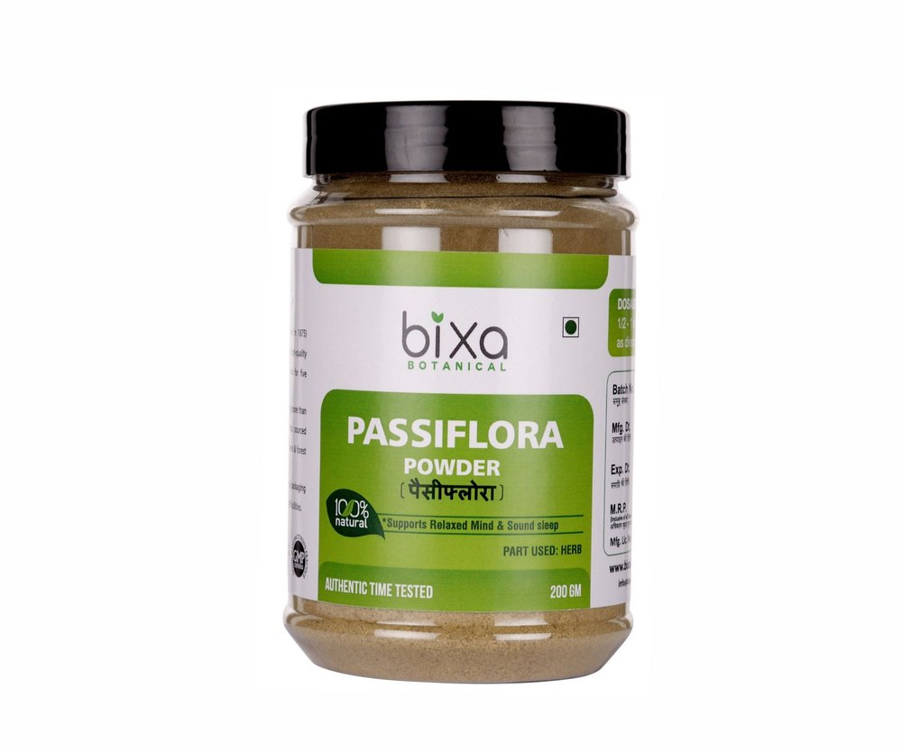 Brown PASSIFLORA HERB POWDER PASSIFLORA FOETIDA- 200 gm, Packaging Type: Bottle