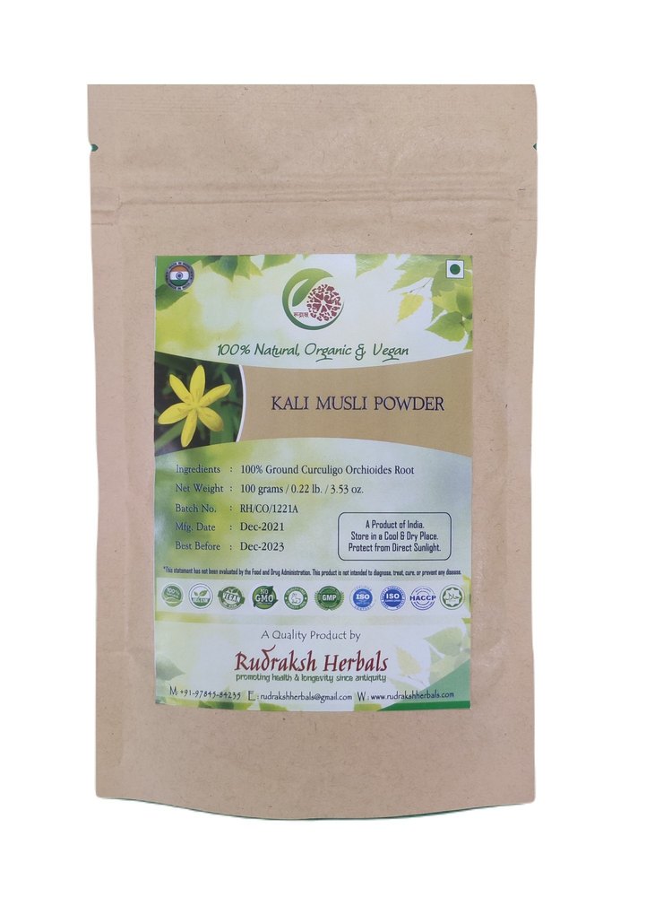 Kali Musli Powder, Packaging Size: 100 Grams