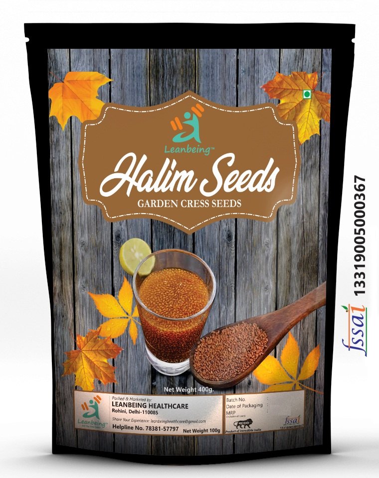 Leanbeing Halim Seeds - Garden Cress Seeds - Halam / Halo Seeds
