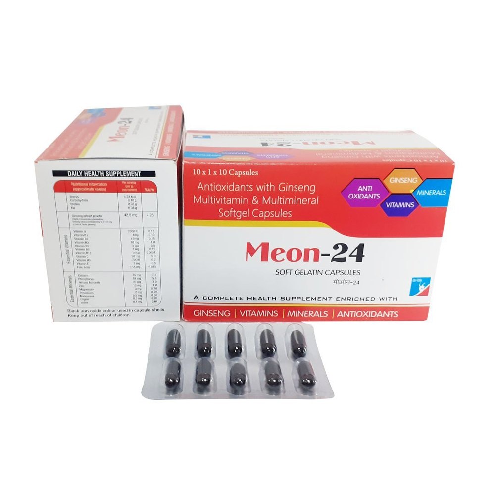 Meon Antioxidants Ginseng Multivitamin Multimineral Softgel Capsules